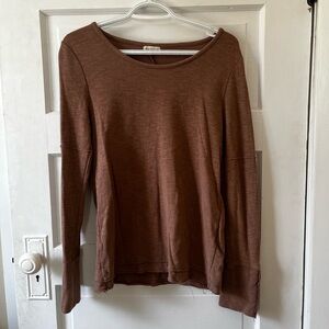 Brown cozy long sleeve